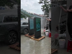 65 ইঞ্চি ওয়াল মাউন্ট এলসিডি ডিসপ্লে সম্পূর্ণ আইপি 65 আউটডোর সব আবহাওয়া প্রতিরোধী