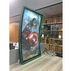 Industrial Grade Outdoor LCD Touchscreen Monitor 43”J Type LED Halo Curved Display High Brightness
