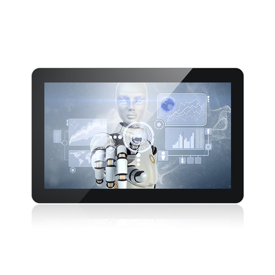 15.6" Multi-touch Screen pcap touch monitor VGA DVI HDMI input IP65 front VESA mount